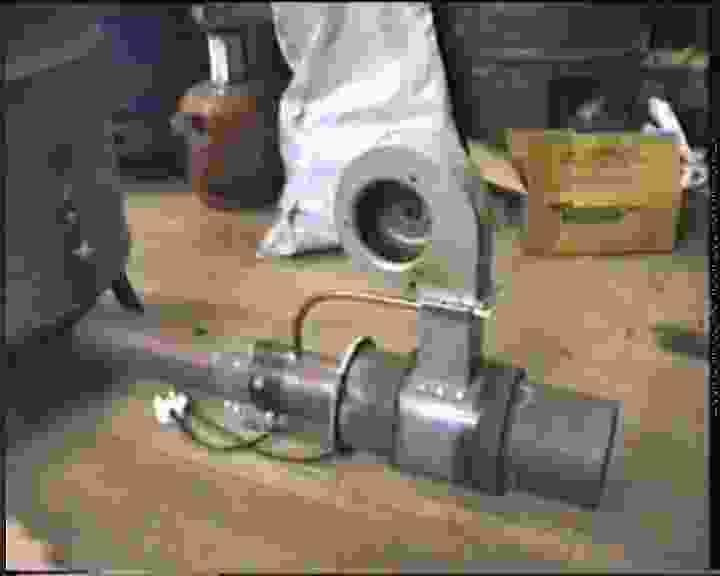 Burner ready for test