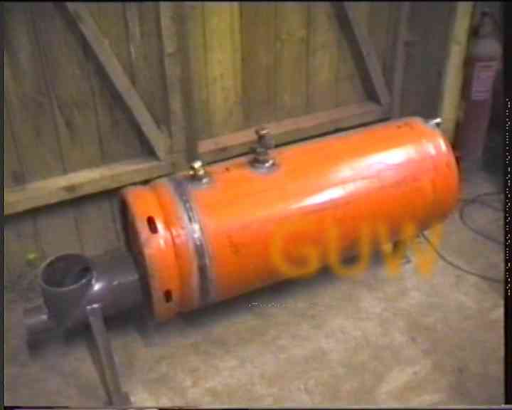 Main boiler welded