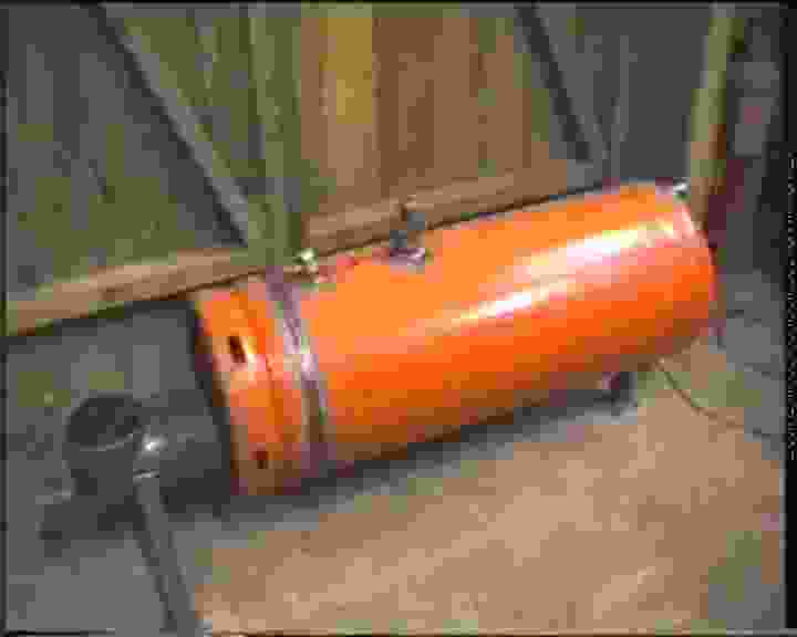 Main boiler welded